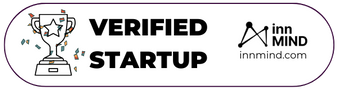 Verified Startup, InnMind white widget