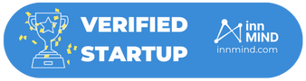 Verified Startup, InnMind blue widget