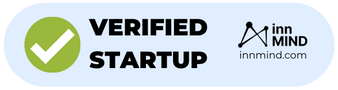 Verified Startup, InnMind blue & green widget