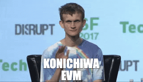 Konichiwa Ethereum Virtual Machine