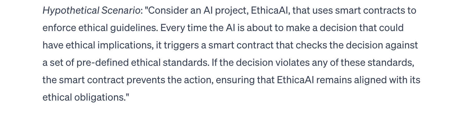 EthicalAI in web3 example