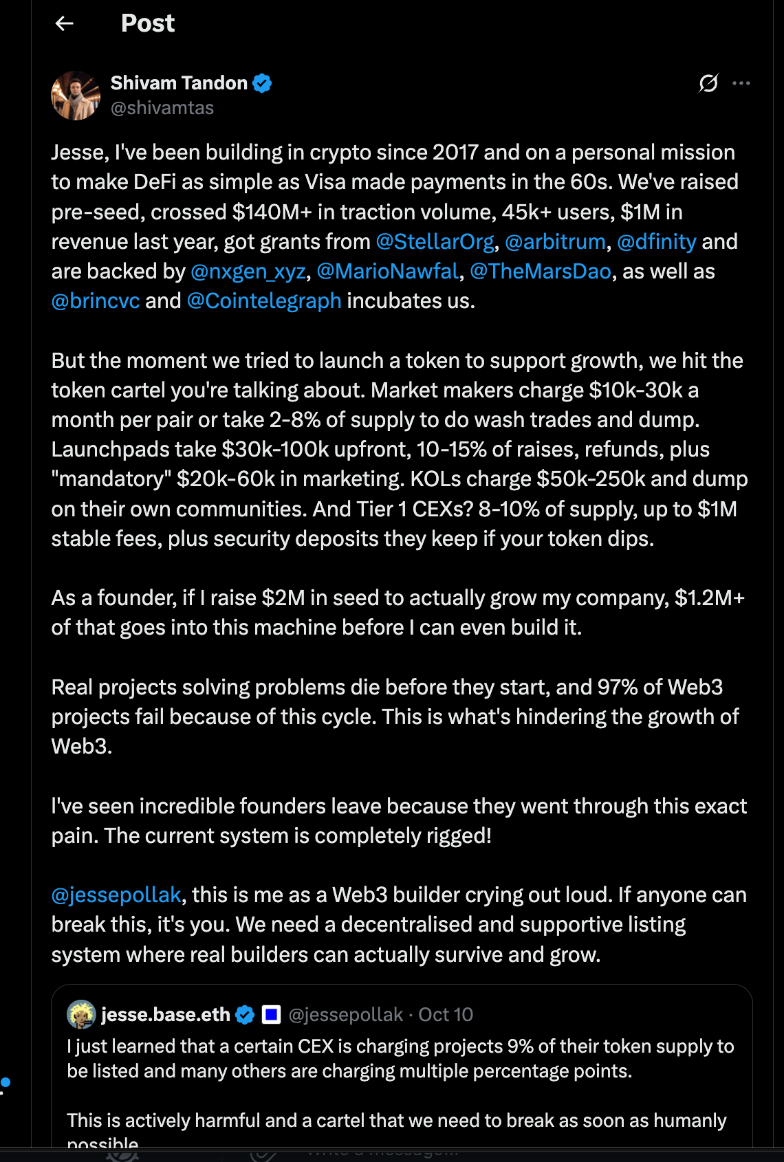 Why 80% of Tokens Crash After CEX Listings (And How the Other 20% Survive)