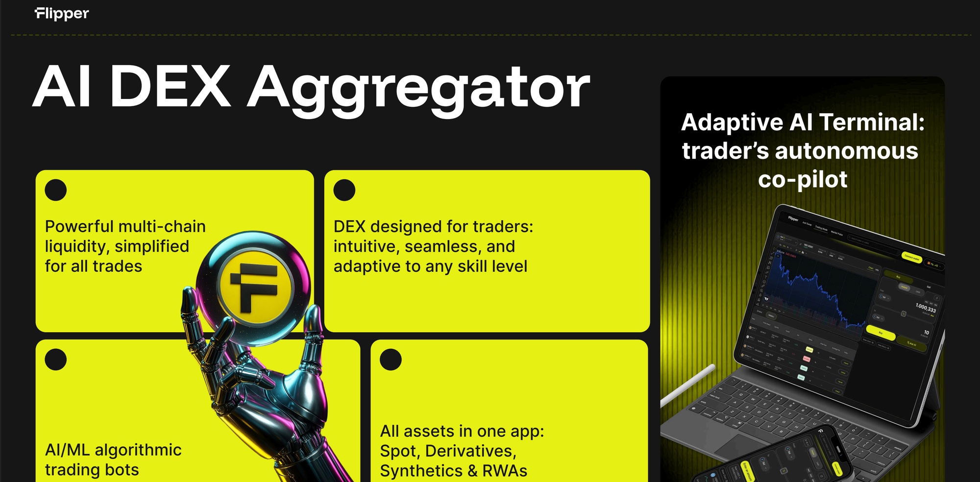 Flipper AI DEX aggregator