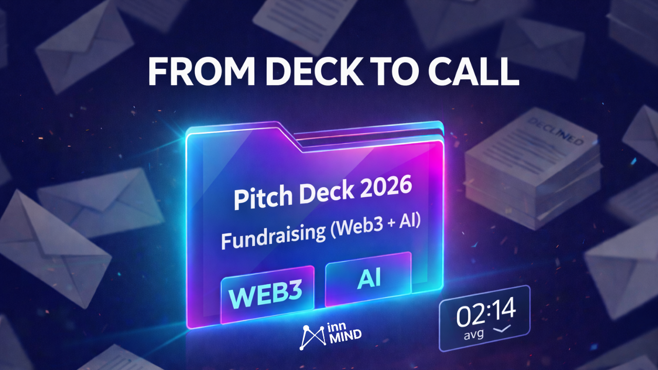 Investor 60-second scan of a Web3 + AI fundraising pitch deck (2026)