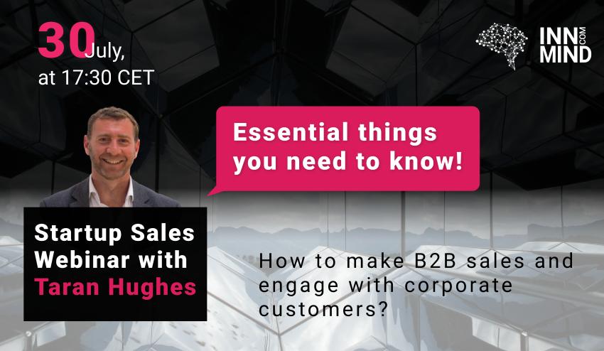 Startup Sales Strategy Webinar: 
Essential things you need to know!